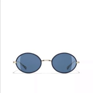 New  Chanel denim blue sunglasses